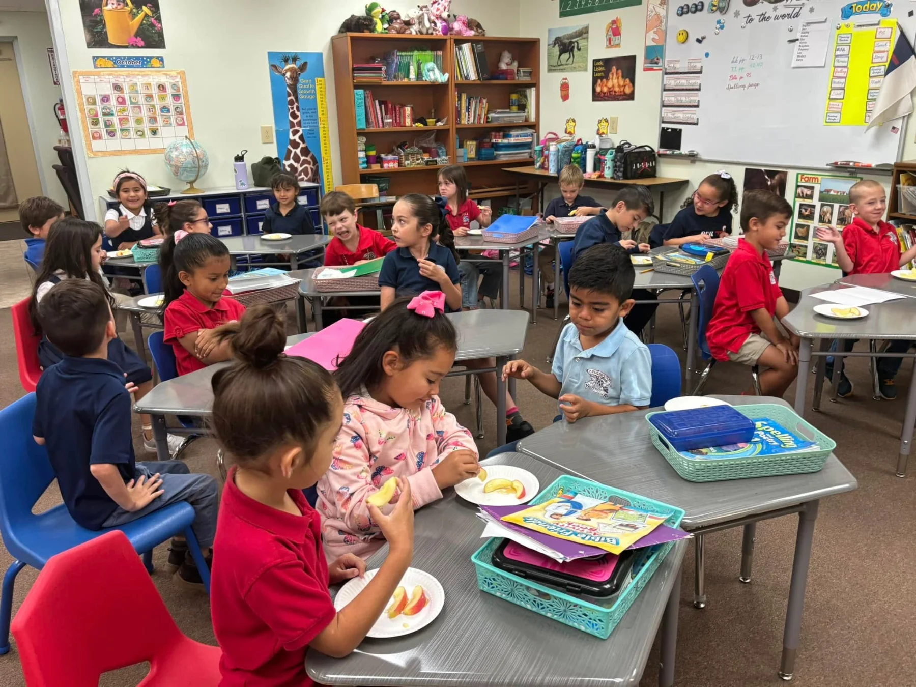 1st Grade Snack Time